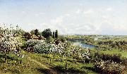 Nikolay Sergeyev Apple blossom. In Little Russia painting